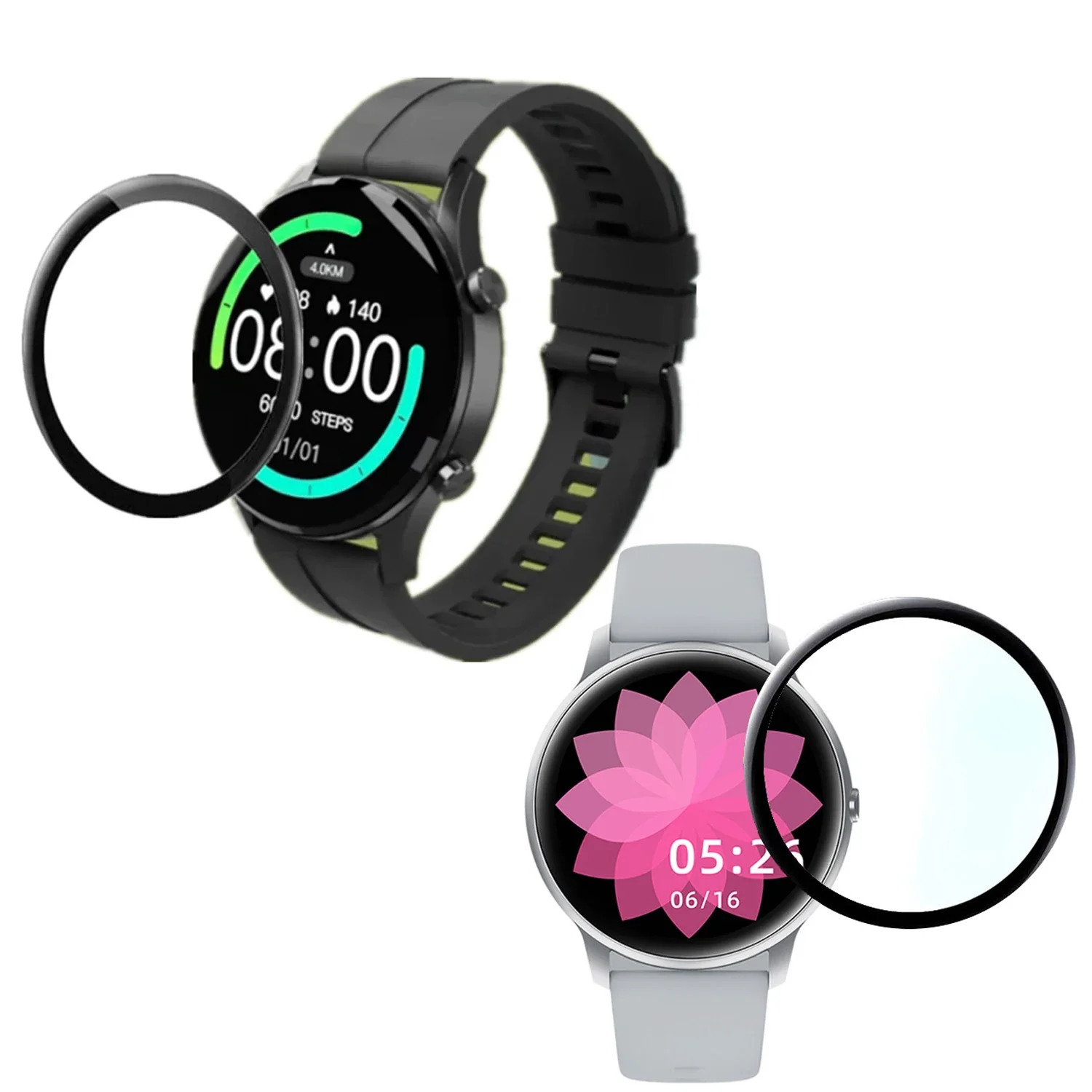 Picture of Imilab W12 Smart Watch Screen Protector Glass, Anti-Scratch Ultimate Protection for Your Watch