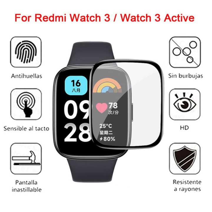 Picture of Redmi Watch 3 active Smart Watch Screen Protector Glass, Anti-Scratch Ultimate Protection for Your Watch