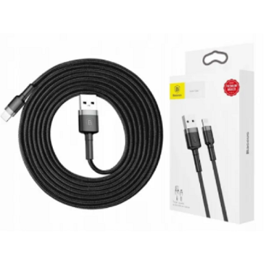 Picture of Baseus USB Cable for 11 12Pro Max Xs Xr X 2.4A 1M Fast Charging Cable