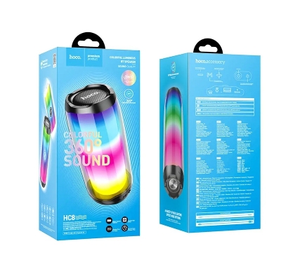 Picture of Hoco HC8 Pulsating Colorful Luminous 10W Wireless Bluetooth Speaker