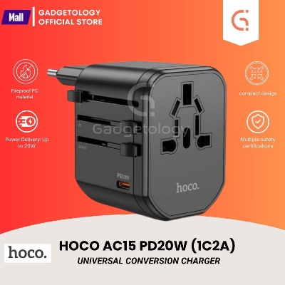 Picture of Hoco AC15 Walker 3-Port PD20W+2USB Universal Conversion Charger