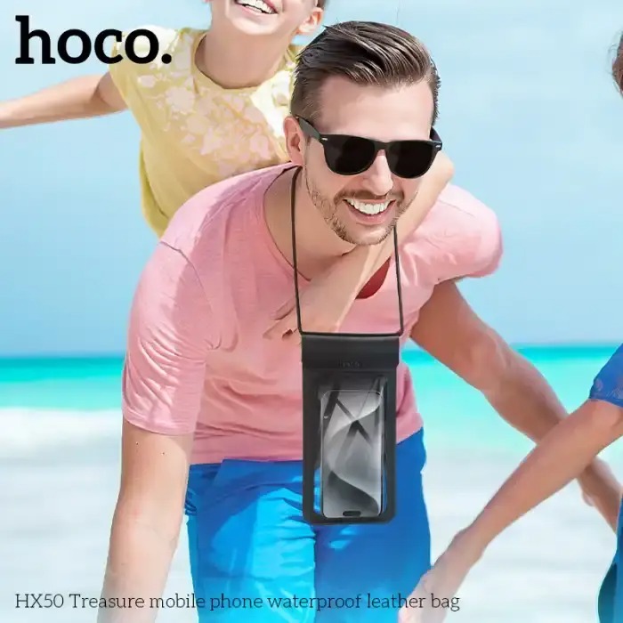 Picture of Hoco HX50 Leather Waterproof Phone Bag