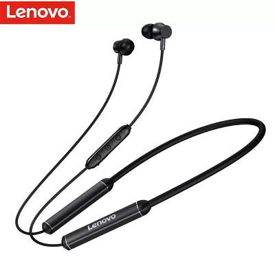Picture of Lenovo QE07 Wireless Earphones BT5.0 Magnetic Neckband Earbuds/Mic/12-Hour Playtime/IPX5 Waterproof/Heavy Bass/HD Call Sports Headphones for Gym Running