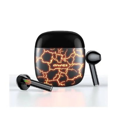 Picture of Awei T28 Pro Wireless Bluetooth Gaming Earbuds Cool LED Light Colour Change - Earbuds