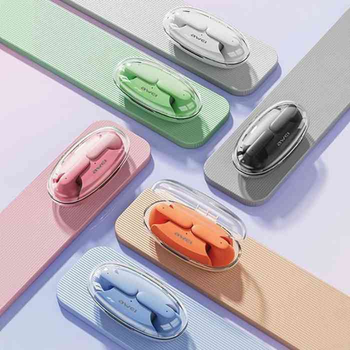 Picture of Awei T85 ENC Gaming Bluetooth Earbuds with Transparent Charging Case Long Life Battery