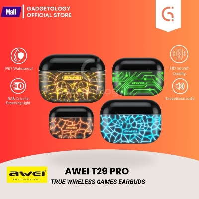 Picture of Awei T29 Pro True Wireless Games Earbuds With RGB Charging Case