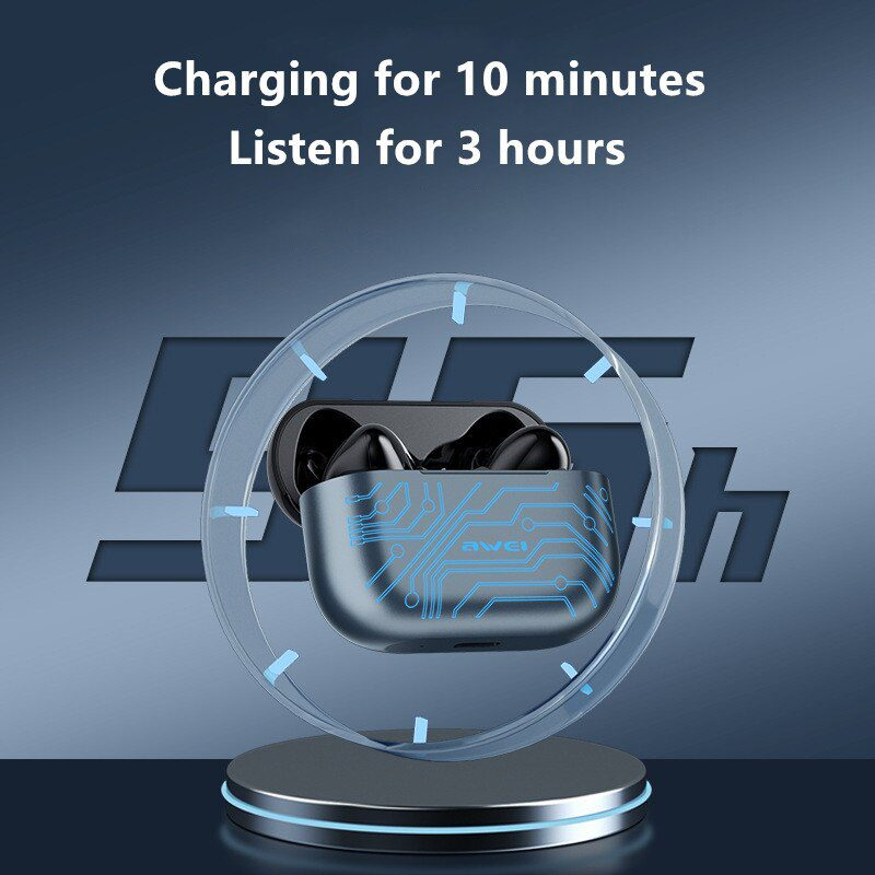 Picture of Awei T29 Pro True Wireless Games Earbuds With RGB Charging Case