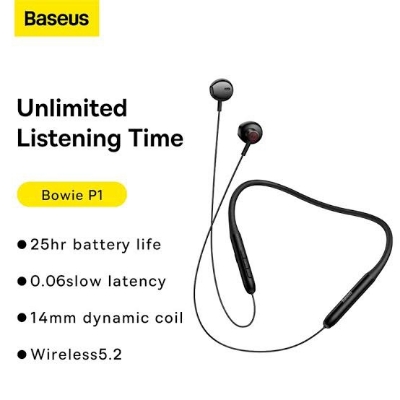 Picture of Baseus Bowie P1 Half-In-ear Neckband Wireless Earphone
