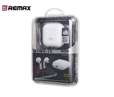 Picture of Remax TWS-10i True Wireless Stereo 50Hz-20KHZ Music Earbuds 30mAH 13mm Case Battery 250mAH Wireless V5.1