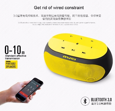 Picture of Awei Y200 HiFi Wireless Bluetooth Speaker 9w