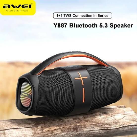 Picture of Awei Y887 Portable Balanced Outdoor Wireless Speaker Bluetooth 5.3