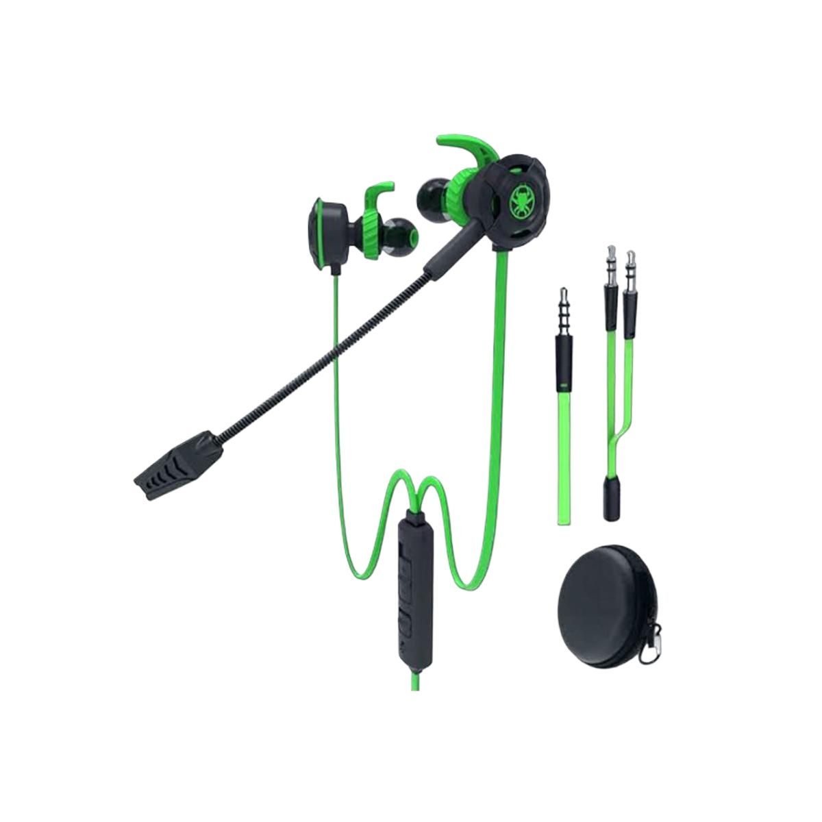 Picture of Plextone G30 Wired 3.5mm In-Ear Dual Mic Strong Bass Gaming Headset with 3 Pair Eartips