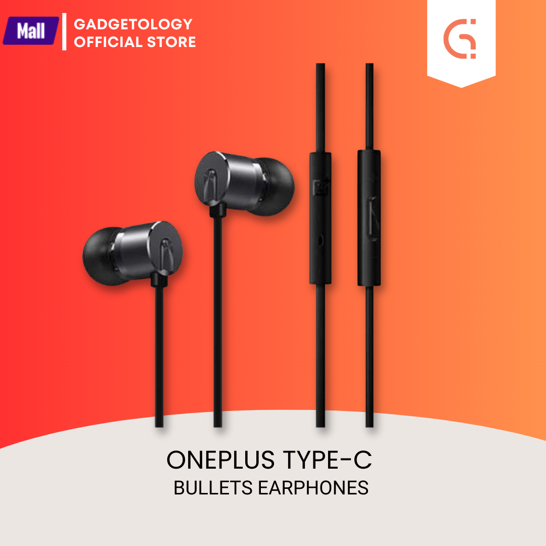 Picture of OnePlus Bullet Type C Earphones Type-C In-Ear Headset With Remote Mic 1.15M Wired Earphone