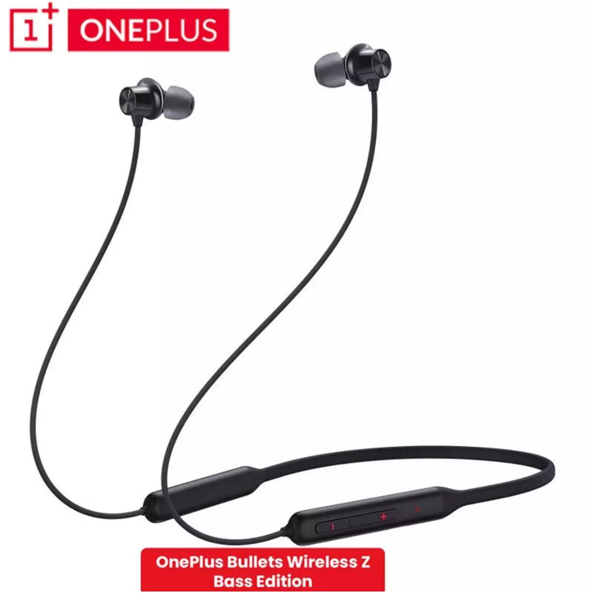 Picture of OnePlus Bullet Wireless Z Bass Edition in-Ear Bluetooth Earphones with Mic