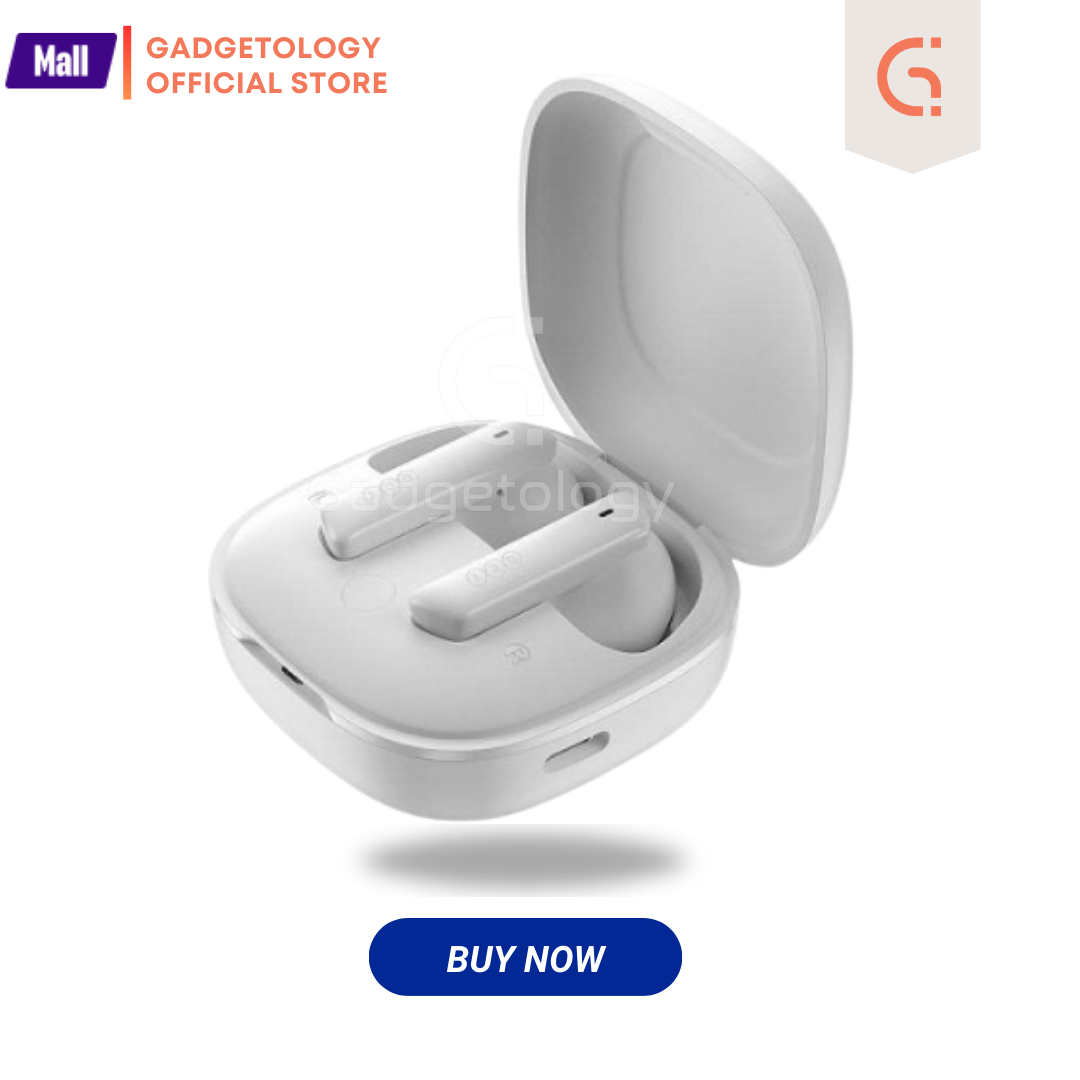 Picture of QCY HT05 Melobuds ANC Wireless Earphone 40dB Noise Cancelling Bluetooth 5.2 Headphone 6 Mic ENC HD Call TWS Earbuds Transparency Mode