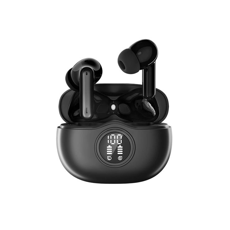 Picture of Wavefun Star 2 ANC Wireless Earbuds Digital Display BT 5.3 Active Noise Cancellation 45ms Low Latency 13mm Dynamic Speaker Light Weight Super Bass Bluetooth Earphone