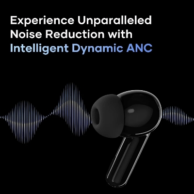 Picture of Wavefun Star 2 ANC Wireless Earbuds Digital Display BT 5.3 Active Noise Cancellation 45ms Low Latency 13mm Dynamic Speaker Light Weight Super Bass Bluetooth Earphone