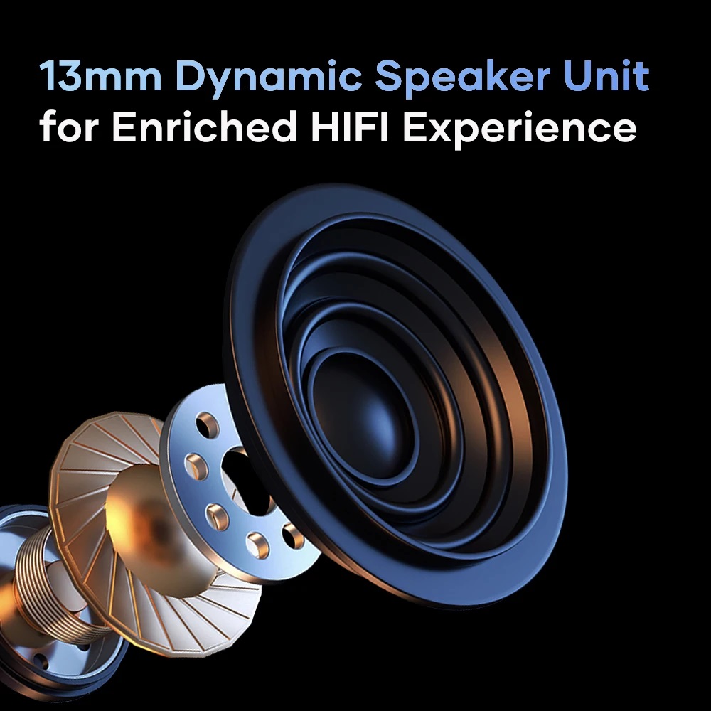 Picture of Wavefun Star 2 ANC Wireless Earbuds Digital Display BT 5.3 Active Noise Cancellation 45ms Low Latency 13mm Dynamic Speaker Light Weight Super Bass Bluetooth Earphone