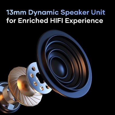 Picture of Wavefun Star 2 ANC Wireless Earbuds Digital Display BT 5.3 Active Noise Cancellation 45ms Low Latency 13mm Dynamic Speaker Light Weight Super Bass Bluetooth Earphone