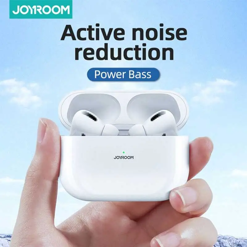 Picture of Joyroom T03S Pro ANC Earbuds In-Ear Deep Bass Active Noise Cancellation 360mAh Large Battery for Long Time Backup Bluetooth Earbuds (New Version)