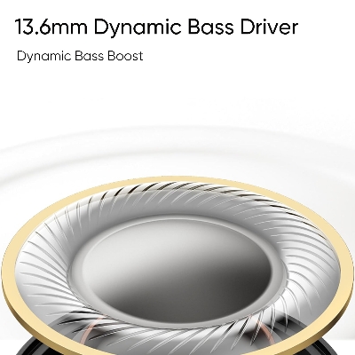 Picture of Realme Buds Wireless 3 Neckband Earphones In-Ear 30dB ANC Spatial Audio 13.6mm Dynamic Bass Driver Upto 40 Hours Playback Fast Charging 45ms Low Latency for Gaming Dual Device Connection