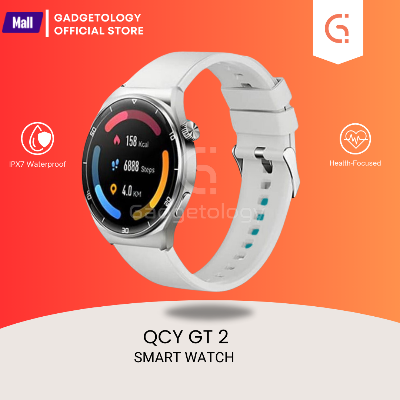 Picture of QCY GT2 Smart Watch 1.43inch AMOLED Display Zinc Alloy Watch Frame Bluetooth Calling Playback 24 Hours Rate & Sleep Monitor100+ Sports Modes Smartwatch for Men and Women