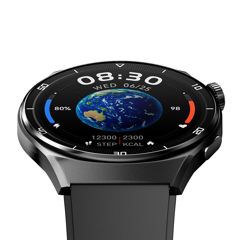 Picture of QCY GT2 Smart Watch 1.43inch AMOLED Display Zinc Alloy Watch Frame Bluetooth Calling Playback 24 Hours Rate & Sleep Monitor100+ Sports Modes Smartwatch for Men and Women