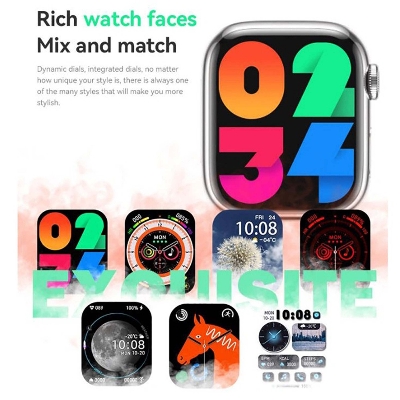 Picture of CX9 Pro Max Smart Watch 2nd Gen Chat GPT 2.02inch Big Display Amoled Screen Watch Series 8 NFC Sport Smartwatch for Men and Women Up to 14 Days Standby