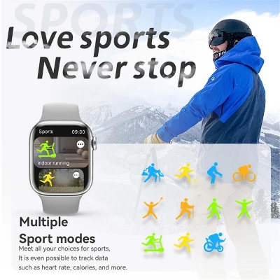 Picture of CX9 Pro Max Smart Watch 2nd Gen Chat GPT 2.02inch Big Display Amoled Screen Watch Series 8 NFC Sport Smartwatch for Men and Women Up to 14 Days Standby