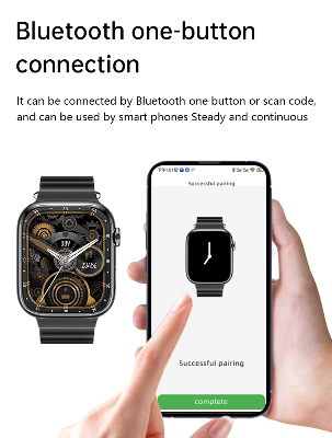 Picture of WS-S9 Max Smart Watch Bluetooth Calling 2.2" Inch Amoled Display IP68 Waterproof Fitness Tracker Watch for Men and Women