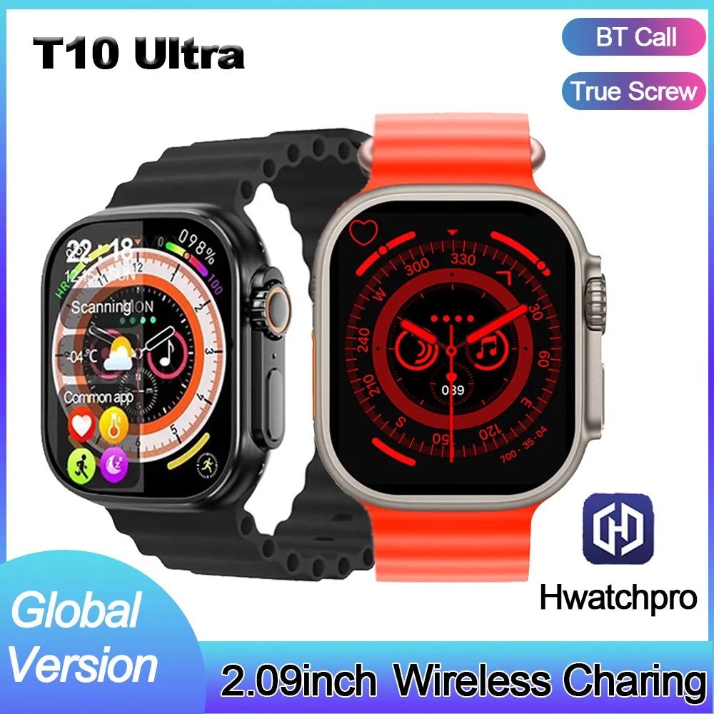Picture of T10 Ultra Smart Watch Bluetooth Calling Infinite Display Series 8 Ultra Screw 49mm Waterproof SmartWatch for Men Women Sport Watch