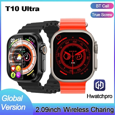 Picture of T10 Ultra Smart Watch Bluetooth Calling Infinite Display Series 8 Ultra Screw 49mm Waterproof SmartWatch for Men Women Sport Watch