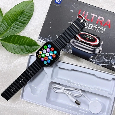 Picture of T10 Ultra Smart Watch Bluetooth Calling Infinite Display Series 8 Ultra Screw 49mm Waterproof SmartWatch for Men Women Sport Watch
