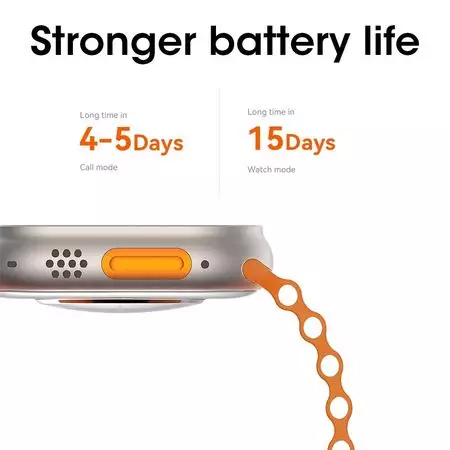 Picture of Phone Call Message Multiple Sports Mode Smartwatch with Microwear W68 Ultra 2.0 Inch IPS display - Effortless Usage