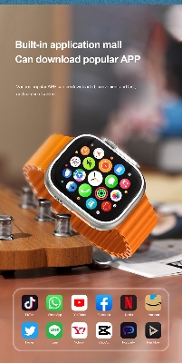 Picture of S8 Ultra 4G Honeycomb Edition Smart Watch Calling Feature RAM 4GB ROM 64GB Android Google Playstore Youtube Facebook Messenger Tiktok IMO WiFi Bluetooth Support Watching TV Smartwatch for Men and Women