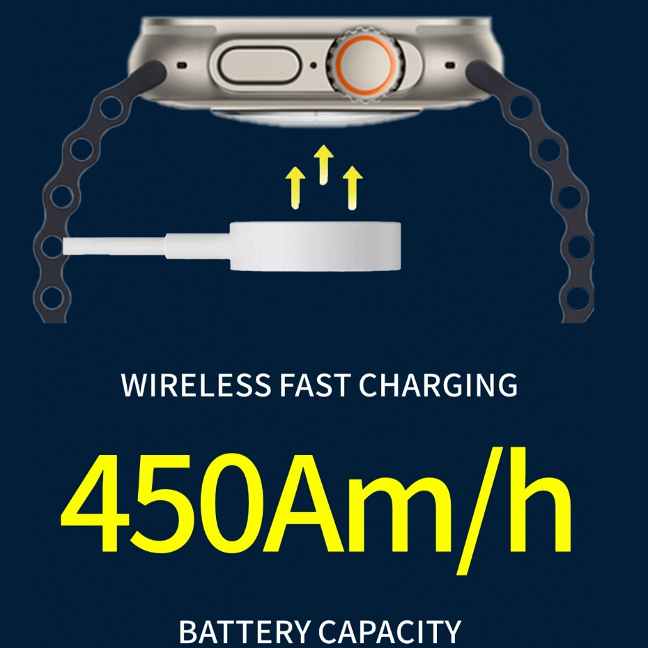 Picture of Hello Watch 3 Smart Watch Amoled Display Watch Upgraded Series 8 49mm 2.04 inch NFC 4GB RAM IWO 2023 Men's and Women's Smart Watch