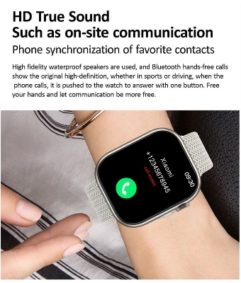 Picture of HK9 Pro Smart Watch 2nd Gen 2.02 inch AMOLED Always Display Chat GPT Wireless Charging Series 9 WAIT Sports Watch NFC Bluetooth