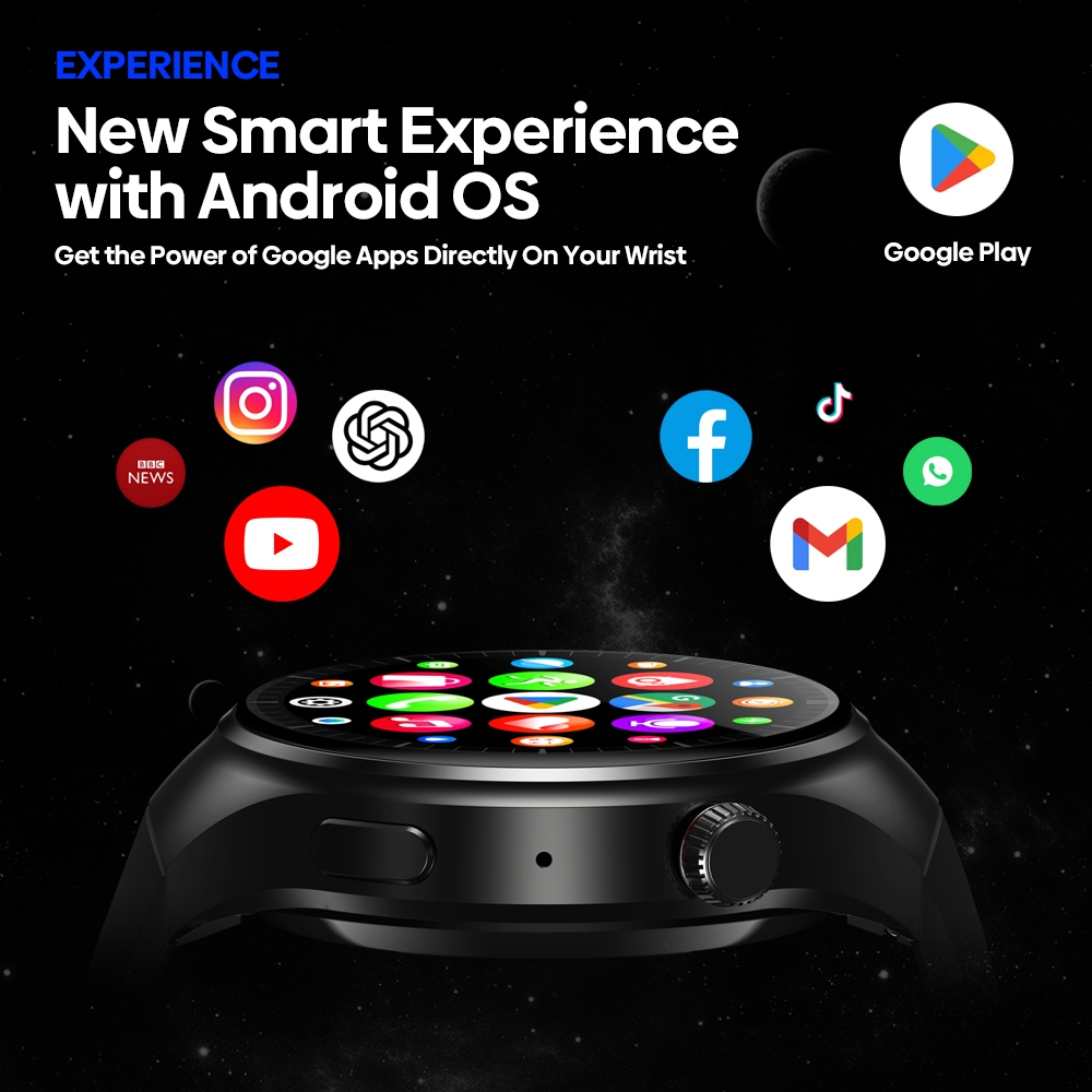Picture of Zeblaze Thor Ultra 4G Android Smart Watch 1.43 inch AMOLED Screen RAM 2GB ROM 16GB Google Play Store Wifi Sports Mode SPO2 Sensor Smartwatch