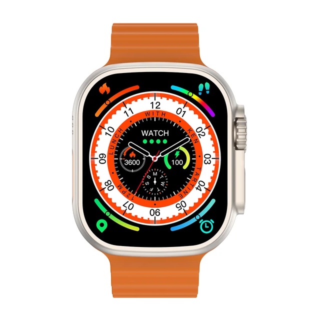 Picture of WIWU SW01 Ultra Wireless Charging Bluetooth Full Touch Screen Smart Watches Compatible with Android iOS