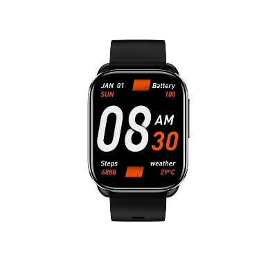 Picture of QCY GS Smart Watch 2.02 inch HD 60Hz Display Bluetooth Calling IPX8 Waterproof 24 Hours Heart Rate Monitor SPO2 Sensor 100+ Sports Modes Smartwatch for Men and Women