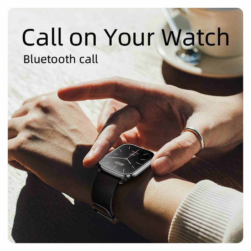 Picture of QCY GS Smart Watch 2.02 inch HD 60Hz Display Bluetooth Calling IPX8 Waterproof 24 Hours Heart Rate Monitor SPO2 Sensor 100+ Sports Modes Smartwatch for Men and Women