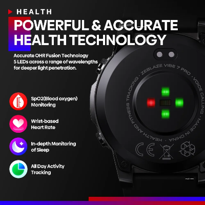 Picture of Zeblaze Vibe 7 Pro Smart Watch 1.43'' AMOLED Display Hi-Fi Bluetooth Phone Calls Military-grade Toughness Smartwatch