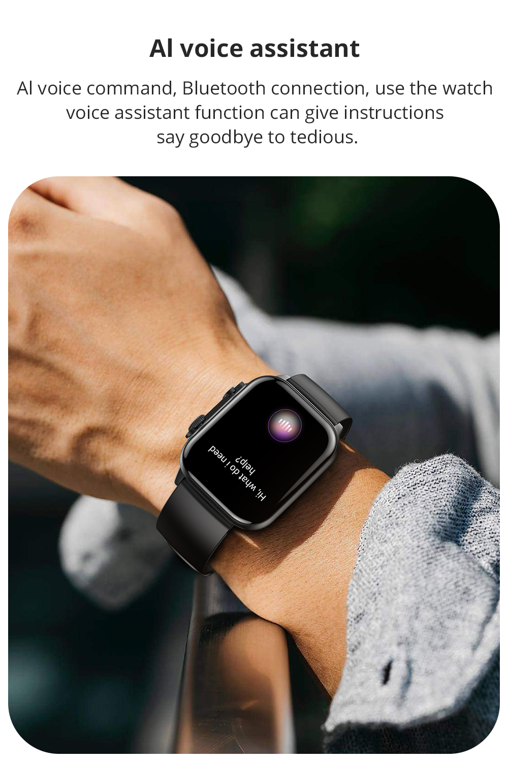 Picture of COLMI C81 Smart Watch Bluetooth Call Amoled Always On Display IP68 Waterproof Upto 7 Days Backup FitCloudPro App Calling Smart Watch for Men and Women