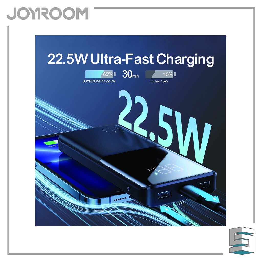 Picture of JOYROOM JR-QP192 22.5W Power Bank 20000MAH PD 20W Super Fast Charging 2 Input 3 Output LED Digital Display Battery