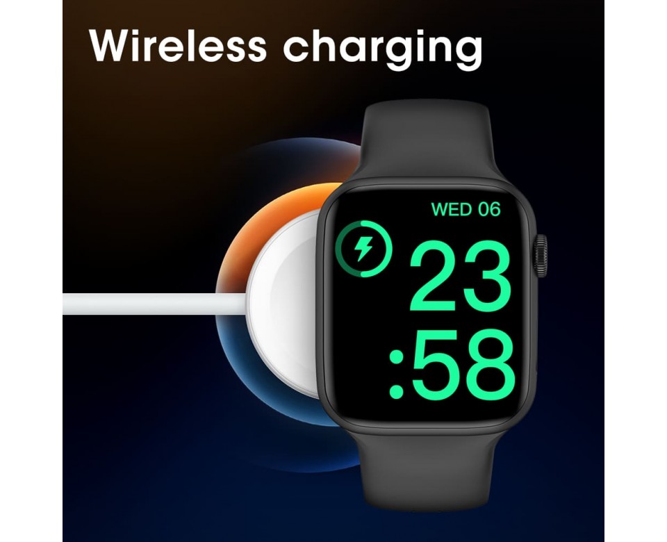 Picture of Microwear Note 7 Pro Smart Watch 1.95" 320x380 High Resolution Display Bluetooth 5.0 380mAh Long Battery Life Watch for Men and Women