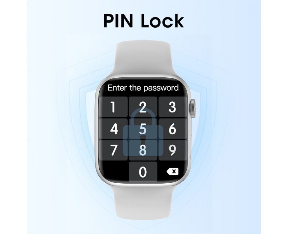 Picture of Microwear Note 7 Pro Smart Watch 1.95" 320x380 High Resolution Display Bluetooth 5.0 380mAh Long Battery Life Watch for Men and Women