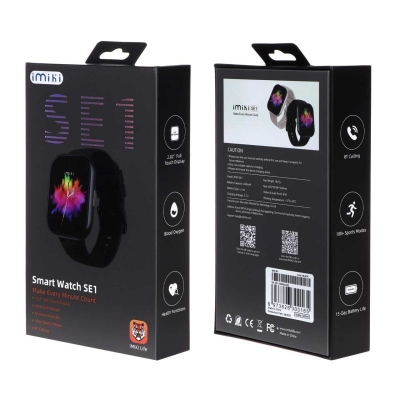 Picture of Imilab Imiki SE1 Smart Watch Bluetooth Calling 2.02" HD Display Heart Rate Oxygen Monitor Built In Games Music Camera Control Sports Mode IP67 Waterproof Imiki Life App Smartwatch for Men and Women