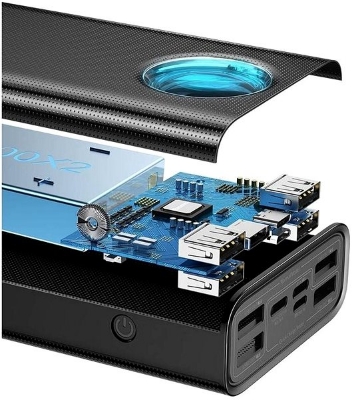 Picture of Baseus Amblight Digital Display PowerBank 65W 30000mAh Original Fast Charging Power Bank LED Display Mobile Laptop PowerBank