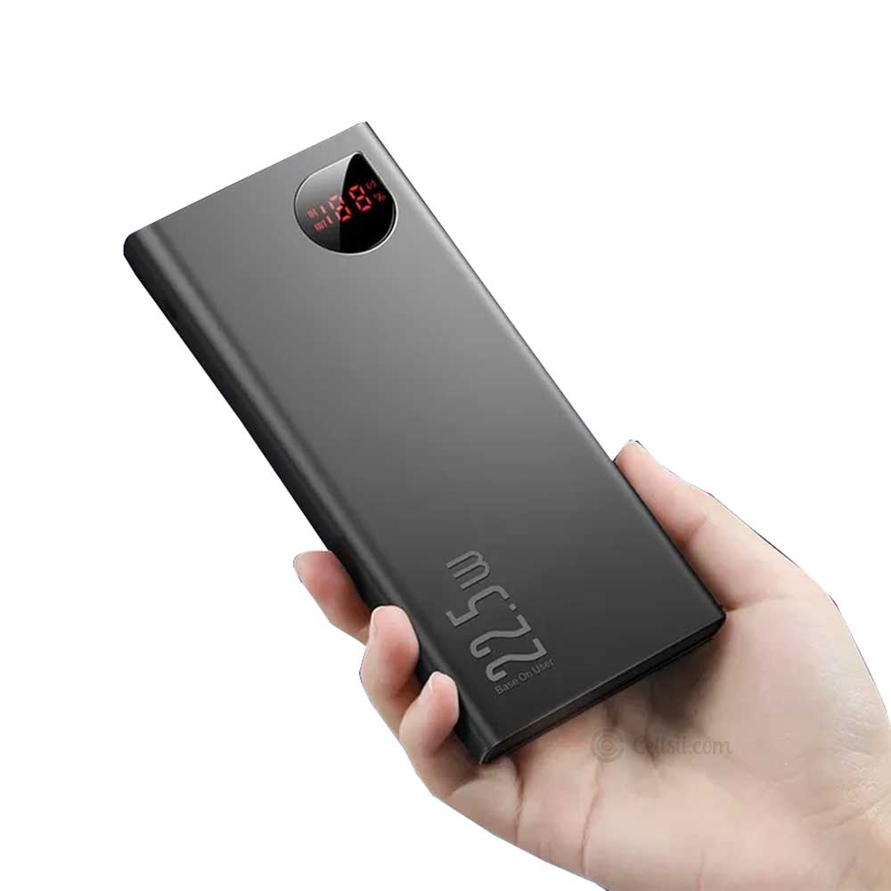 Picture of Baseus Adaman Metal Digital Display Powerbank 22.5W Quick Charge Powerbank 10000mAh Compatible with QC3.0, PD3.0, FCP, AFC Quick-charging Protocols