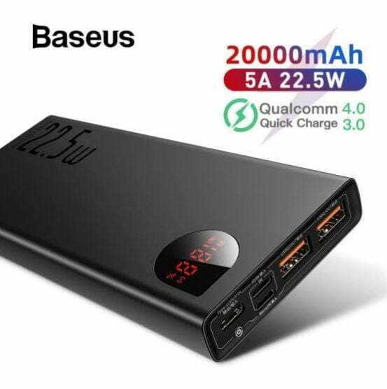 Picture of Baseus Adaman 22.5W 20000mAh Metal Digital Display Quick Charge Power Bank